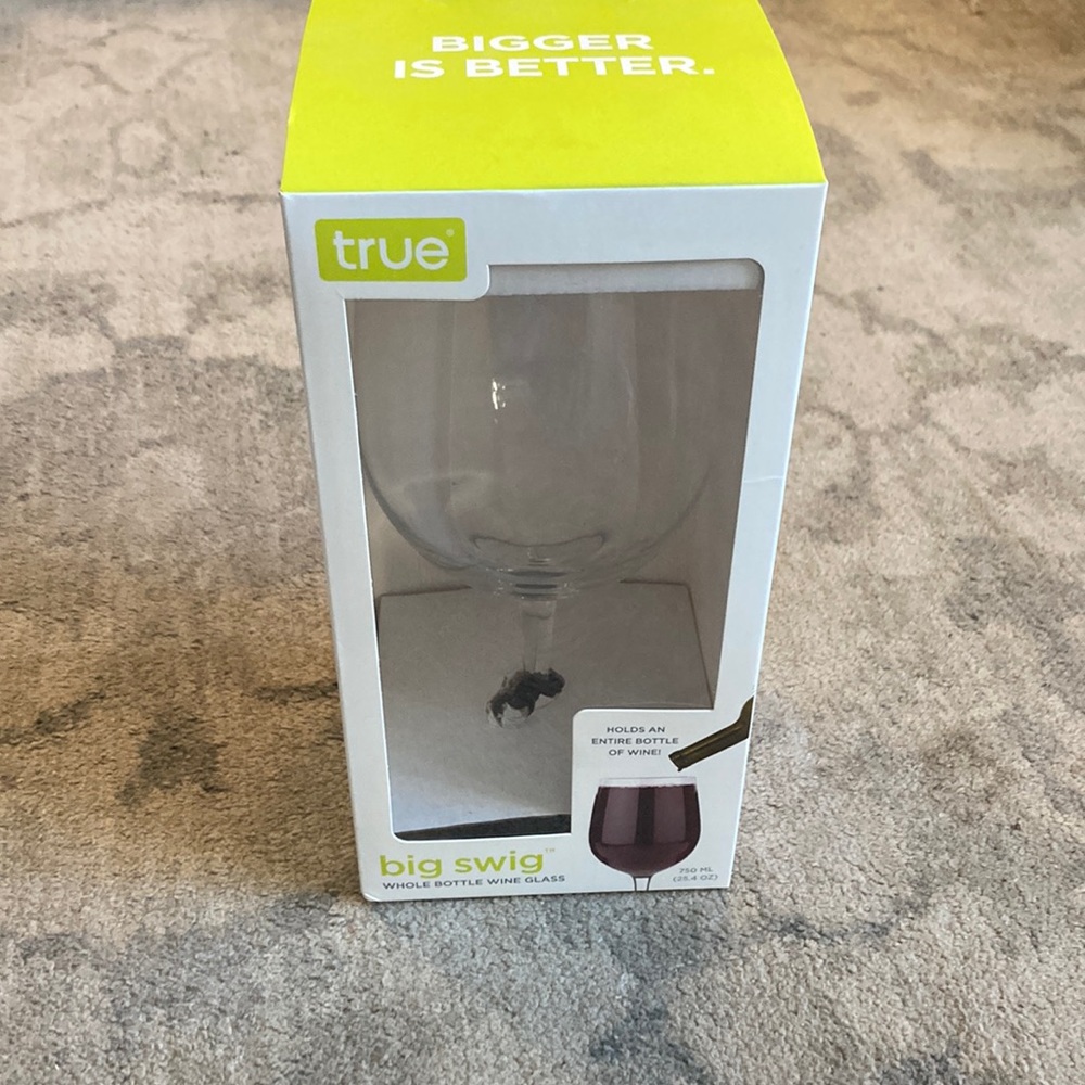 Big Swig whole bottle wine glass